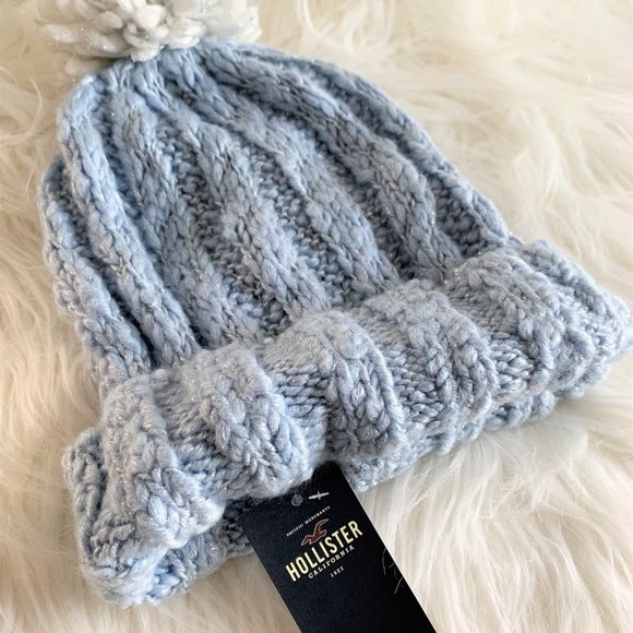 Blue Winter Hat - Hollister - NWT - Picture 4 of 4